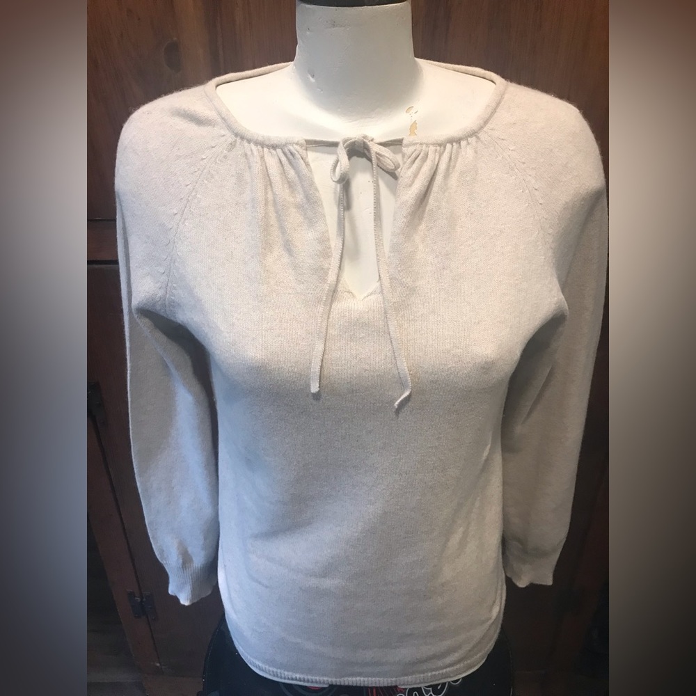 J.Crew Cotton/Cashmere Sweater - Size Medium